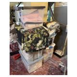 Bed Linens, Blankets, Plastic Storage Totes