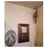 Wall Clock, Parrot Wall Decor, Hanging Parrot