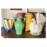 6 Pieces of Czech Pottery