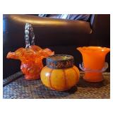 3 Pieces of Czech Glass