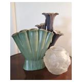 Pottery: Red Wing, Royal Haeger, Czech Glass