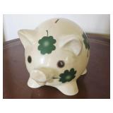 Goebel Lucky Clover Piggy Bank with Key