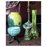 4 Pieces of Czech Glass