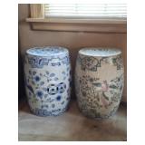 2 Chinese Porcelain Garden Stools