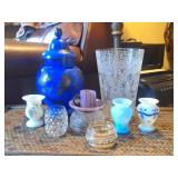 9 Pieces of Czech Glass