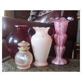 4 Pieces of Czech Glass