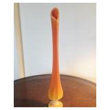 Czech Glass Swung Vase