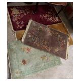 4 Old Hand Knotted Rugs
