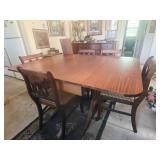Vintage Buffet, Dining Table, 5 Dining Chairs