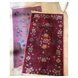 2 Hand Knotted Old Rugs