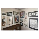 17 Pieces of Wall Art: Sketch, Pen Line, Photos