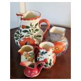 5 Pieces of Czech Pottery