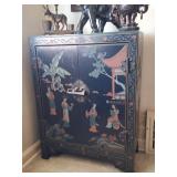 Asian Style 2 Door Cabinet-NOT CONTENTS