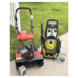 SunJoe Pressure Washer & Cordless Snow Blower