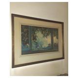 Framed 'Daybreak' Print by Maxfield Parrish