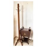Wood Smoking Stand and Hall Tree