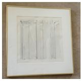 Framed Sketch Signed by Nathan Travis