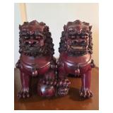 Pair of Resin Foo Dogs