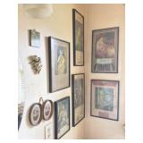 Wall Art, Rug, Vase/Umbrella Stand