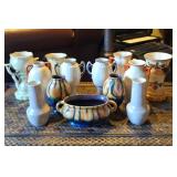 13 Pieces of Czech Pottery