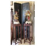 Screen, Plant Stands, Pirate Figures