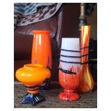 4 Pieces of Czech Glass