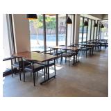 5 Dining Tables, 20 Chairs