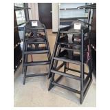 4 Wood Restaurant Highchairs