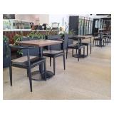 5 Small Dining Tables, 10 Chairs