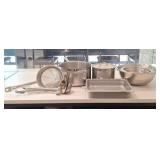 Stainless Steel NSF Pans, Nesting Bowls, Pan