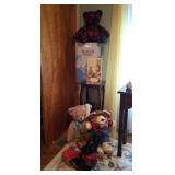 Plant Stand, Raikes Teddy Bears, Furskin Bear