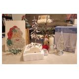 Christmas Decor: Lighted Trees, Avon Ferris Wheel