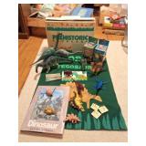 Plastic Dinosaurs, Felt Banner, Book