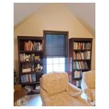Two Matching Bookshelves, Books, Decor
