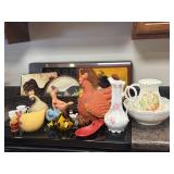 Rooster & Chicken Decor, Chocolate Pot