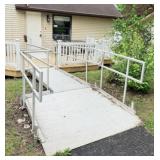 Rampit Aluminum Ramp with Handrails