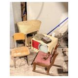 Vtg. Motorola Porthole TV, Project Furniture