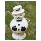 Beco Lighted Snowman Blow Mold & Tree Stand