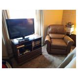 Power Recliner, LG 32 In Flat Screen TV, TV Stand
