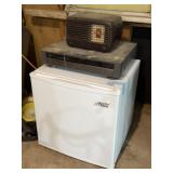 Arctic King Mini Freezer, Philco Radio, VCR