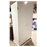 Storage Cabinet, Copper Pitcher, Coffee Maker