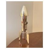 Vintage Astro Manufacturing Metal Rocket Bank