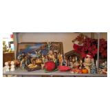 Christmas Decor, 22 Pc. Chalkware Nativity Set