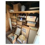 Bookcase, Galvanized Tubs, Books, Wall Art