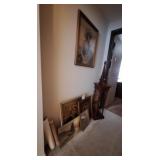 Wall Art, Wood Plant Stand, Decorative Obelisk