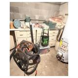 2  Wet/Dry Vacs, Greenworks Pressure Washer