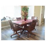 Walter of Wabash Dining Table w/ 4 Cochrane Chairs