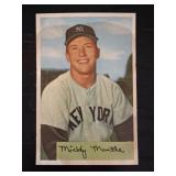 1954 Mickey Mantle Bowman Baseball Card