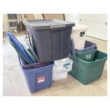 8 Plus Storage Totes, Waste Basket