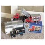 3 International Diecast Trucks